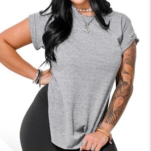 NEW Pebby Forevee Side Slit Tee